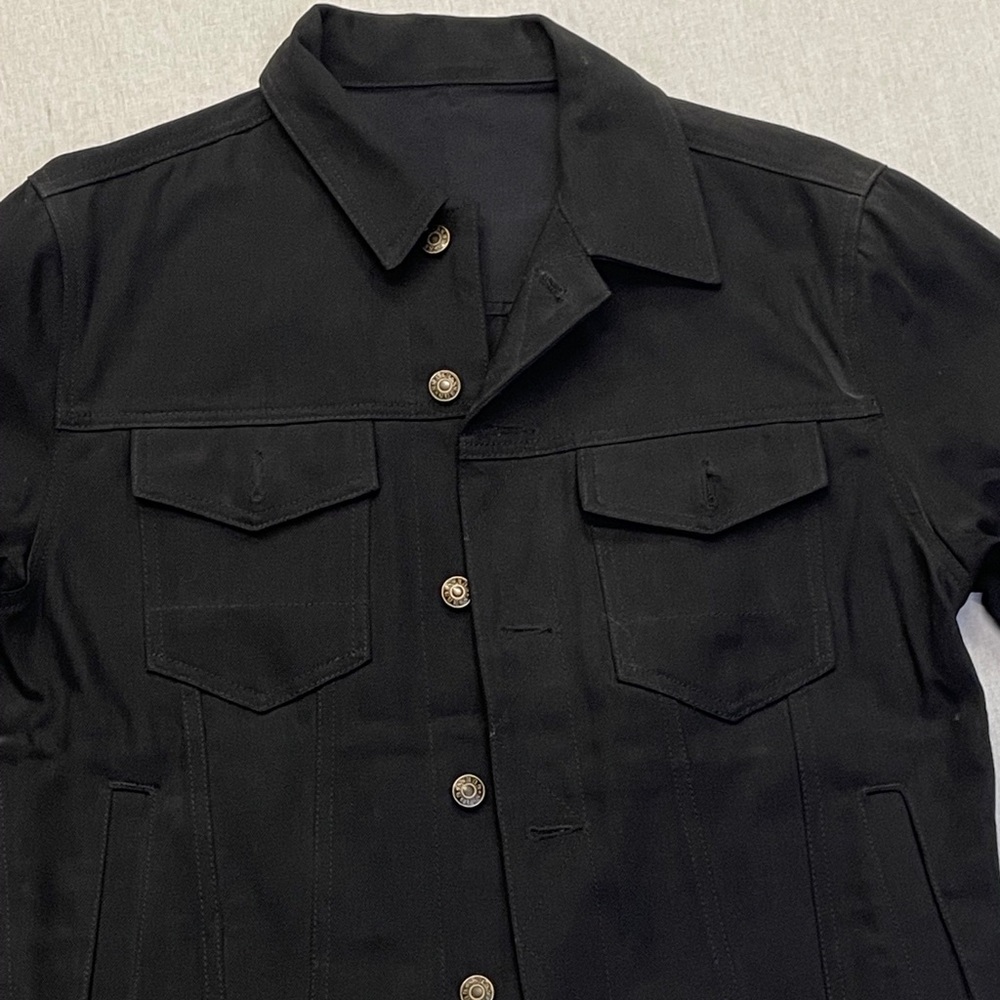 Guess Black Denim Button Up.